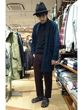 「CEASTERS（ケステル）のアイテム」を使った、naouさん（メンズ・182cm）の秋コーディネート