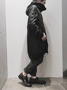 「アイテム（モッズコート）」を使った、dark_fashionさん（メンズ・172cm）の夏コーディネート