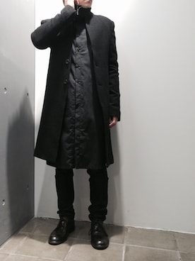 「JULIUS（ユリウス）のアイテム」を使った、dark_fashionさん（メンズ・172cm）の秋コーディネート