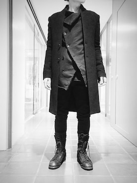 「thom krom」｜dark_fashionさん（メンズ・172cm）の秋コーディネート