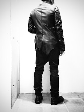 「JULIUS（ユリウス）のアイテム」を使った、dark_fashionさん（メンズ・172cm）の冬コーディネート