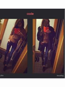 Rionaさん（レディース・165cm）の冬コーディネート