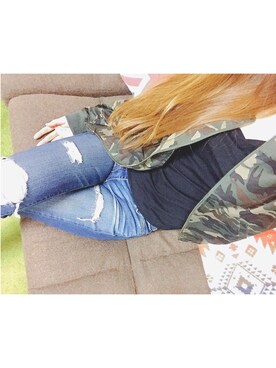 Rionaさん（レディース・165cm）の春コーディネート