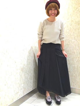 Yurie Banさん（レディース・161cm）の夏コーディネート