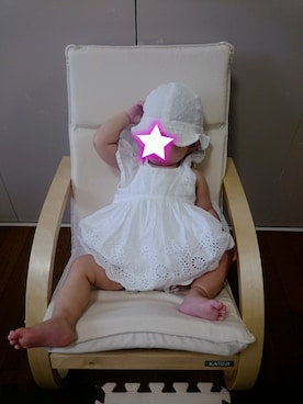 「全身白」｜APRICOTさん（キッズ・70cm）の秋コーディネート