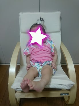「fafa（フェフェ）のアイテム（パンツ）」を使った、APRICOTさん（キッズ・70cm）の秋コーディネート