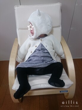 「プチバトー×プチバトー」｜APRICOTさん（キッズ・70cm）の秋コーディネート