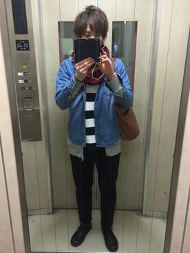 「パーカー好き」｜よっしぃさん（メンズ・185cm）の秋コーディネート