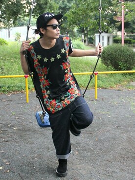 藤田純太さん（メンズ・177cm）の秋コーディネート