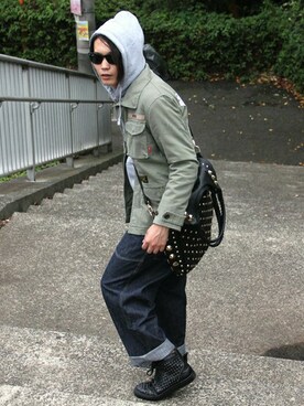 藤田純太さん（メンズ・177cm）の秋コーディネート