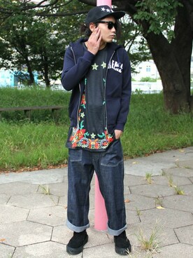 藤田純太さん（メンズ・177cm）の秋コーディネート