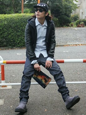 藤田純太さん(メンズ・177cm)の秋コーディネート