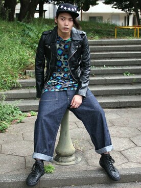 藤田純太さん（メンズ・177cm）の秋コーディネート