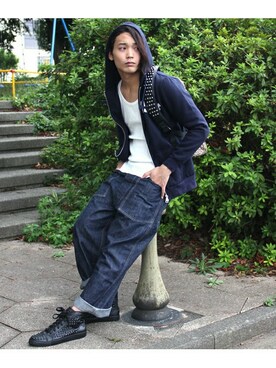 藤田純太さん（メンズ・177cm）の秋コーディネート