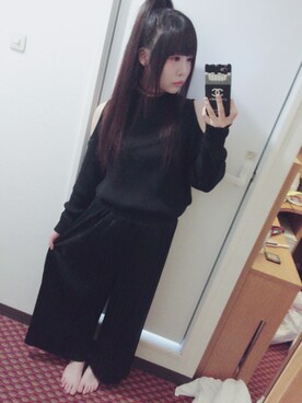 「FIG&VIPER（フィグアンドバイパー）のアイテム（アクセサリー）」を使った、もーさんさん（レディース・155cm）の秋コーディネート
