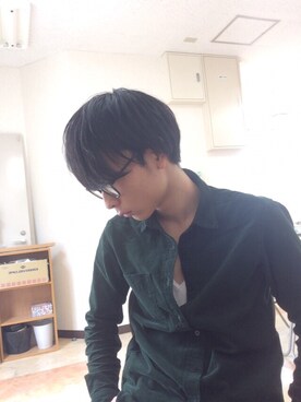 「アイテム（シャツ/ブラウス）」を使った、純然院鬼彦さん（メンズ・90cm）の冬コーディネート