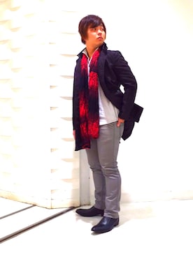 亀割智秋　さん（メンズ・168cm）の秋コーディネート
