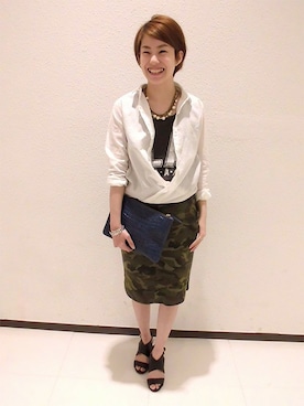 BABYLONE　大宮店さん（レディース・156cm）の夏コーディネート