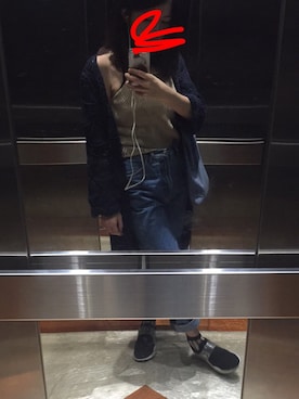 「Taobao」｜「NIKE（ナイキ）のアイテム」を使った、Chan Kobiさん（レディース・160cm）の秋コーディネート