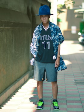 「jordan1」｜oqLiqさん（メンズ・180cm）の夏コーディネート