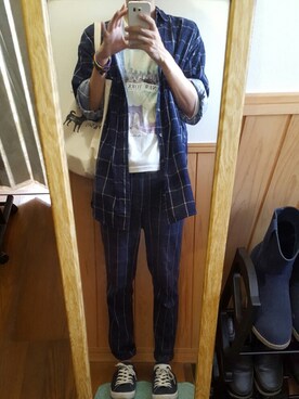 のぴたさん（メンズ・174cm）の夏コーディネート