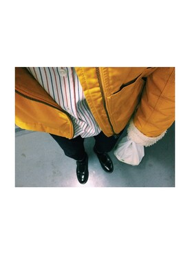 「yellow」｜HARUNAさん（レディース・169cm）の春コーディネート