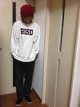 すだちさん（メンズ・183cm）の冬コーディネート