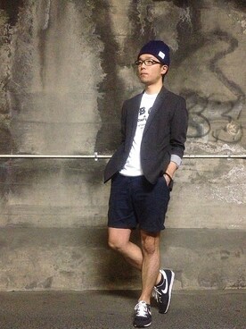 「COMME CA ISM（コムサイズム）のアイテム（その他アウター）」を使った、TadahiroMurataさん（メンズ・178cm）の秋コーディネート