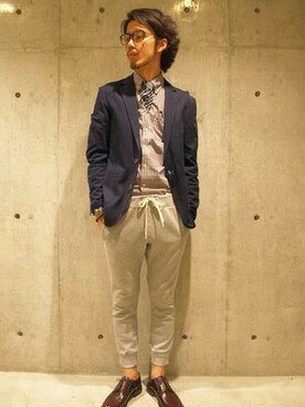 「URBAN RESEARCH（アーバンリサーチ）のアイテム（ミリタリージャケット）」を使った、shibataniさん（メンズ・180cm）の夏コーディネート