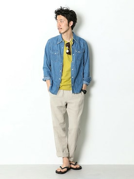 shibataniさん（メンズ・180cm）の夏コーディネート