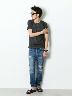 shibataniさん（メンズ・180cm）の春コーディネート