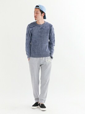 「URBAN RESEARCH Sonny Label（アーバンリサーチサニーレーベル）のアイテム（キャップ）」を使った、shibataniさん（メンズ・180cm）の秋コーディネート