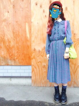 「クレリック」｜鮎さん（レディース・152cm）の秋コーディネート