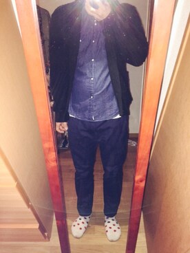 naoさん（メンズ・165cm）の冬コーディネート