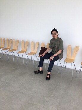 「Johnbull Private labo（ジョンブルプライベートラボ）のアイテム（その他）」を使った、tatさん（メンズ・173cm）の秋コーディネート