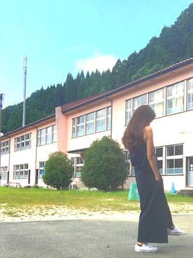 「CONVERSE（コンバース）のconverse（コンバース） ALL STAR OX（オールスターOX）（スニーカー）」を使った、marinaさん（レディース・165cm）の夏コーディネート