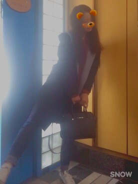 「CONVERSE（コンバース）のconverse（コンバース） ALL STAR OX（オールスターOX）（スニーカー）」を使った、marinaさん（レディース・165cm）の秋コーディネート