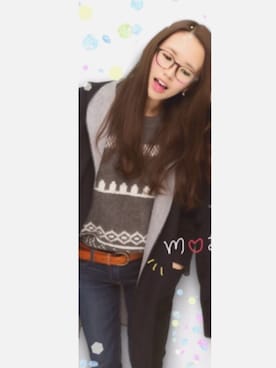 「プリクラ」｜「アイテム（ジャケット/アウター）」を使った、marinaさん（レディース・165cm）の冬コーディネート