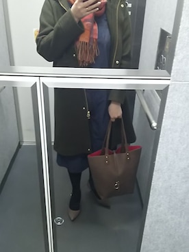 「DIANA」｜「アイテム（その他アウター）」を使った、ayako.oさん（レディース・157cm）の冬コーディネート
