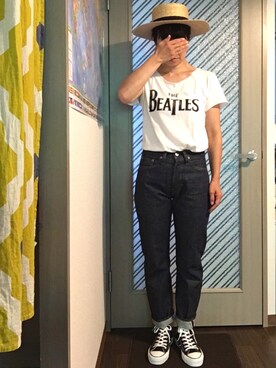 enonoさん（レディース・157cm）の夏コーディネート