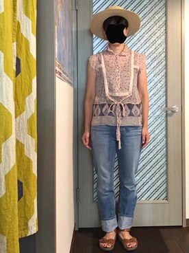 enonoさん（レディース・157cm）の夏コーディネート