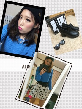「working style」｜「アイテム（ニットキャップ/ビーニー）」を使った、kaoriさん（レディース・170cm）の秋コーディネート