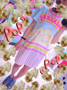 「アイテム（ワンピース/ドレス）」を使った、galaxxxyさん（レディース・155cm）の夏コーディネート