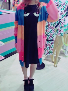 「ロングカーディガン」｜galaxxxyさん（レディース・155cm）の秋コーディネート