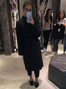 「fall style」｜「アイテム（その他アウター）」を使った、isabelleさん（レディース・170cm）の秋コーディネート