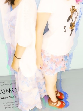 「LIGHT ON THE PATH（ライトオンザパス）のアイテム（ワンピース/ドレス）」を使った、miyuさん（レディース・159cm）の夏コーディネート