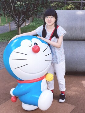 「SM2（エスエムツー）のアイテム（トップス、その他）」を使った、abaobaoさん（レディース・154cm）の秋コーディネート