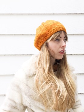 「faux fur」｜「アイテム（その他アウター）」を使った、Jessie Roselynさん（レディース・178cm）の夏コーディネート