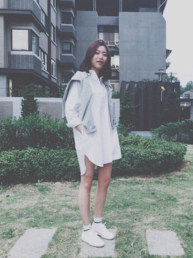 「mooncat（mooncat）のアイテム」を使った、MOONCATさん（レディース・168cm）の春コーディネート