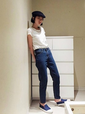 「mooncat（mooncat）のアイテム」を使った、MOONCATさん（レディース・163cm）の春コーディネート